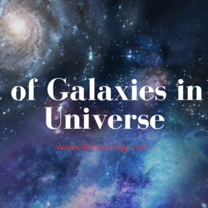 List of Galaxies in the Universe
