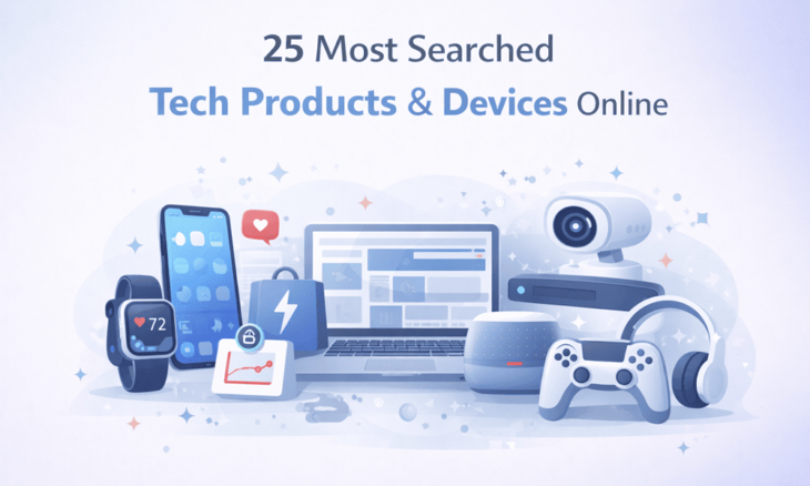 most searched tech products